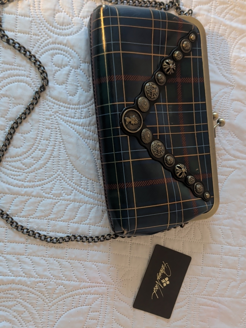 Tartan Plaid Patricia Nash Potenaz Clutch